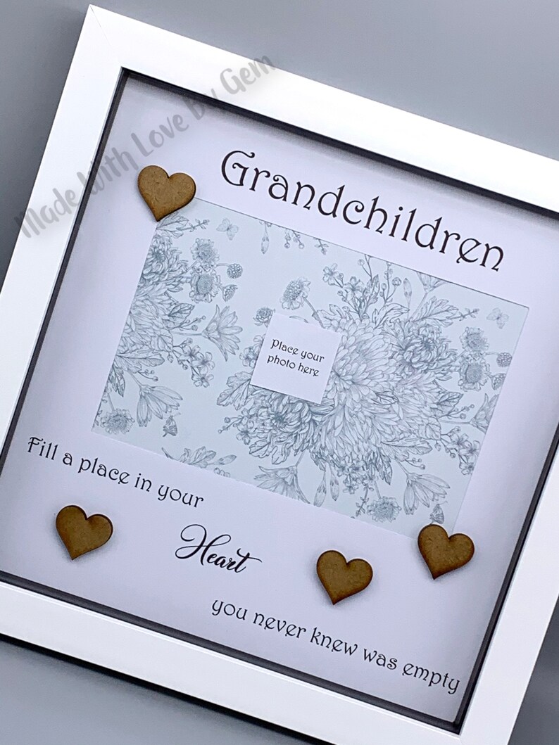 Gift for Grandparents Grandchildren Photo Frame New Etsy UK