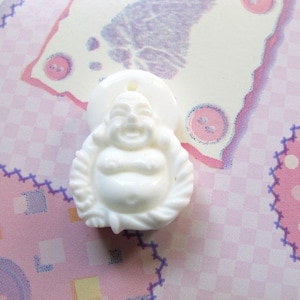 Carving Buddha Imitation Ivory Pendant J47