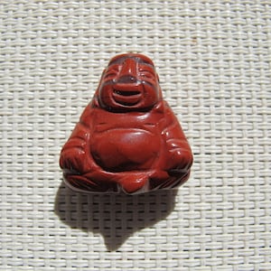 Carving Buddha Red Jasper Pendant J85