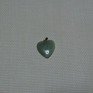 New Jade Heart Pendant J1