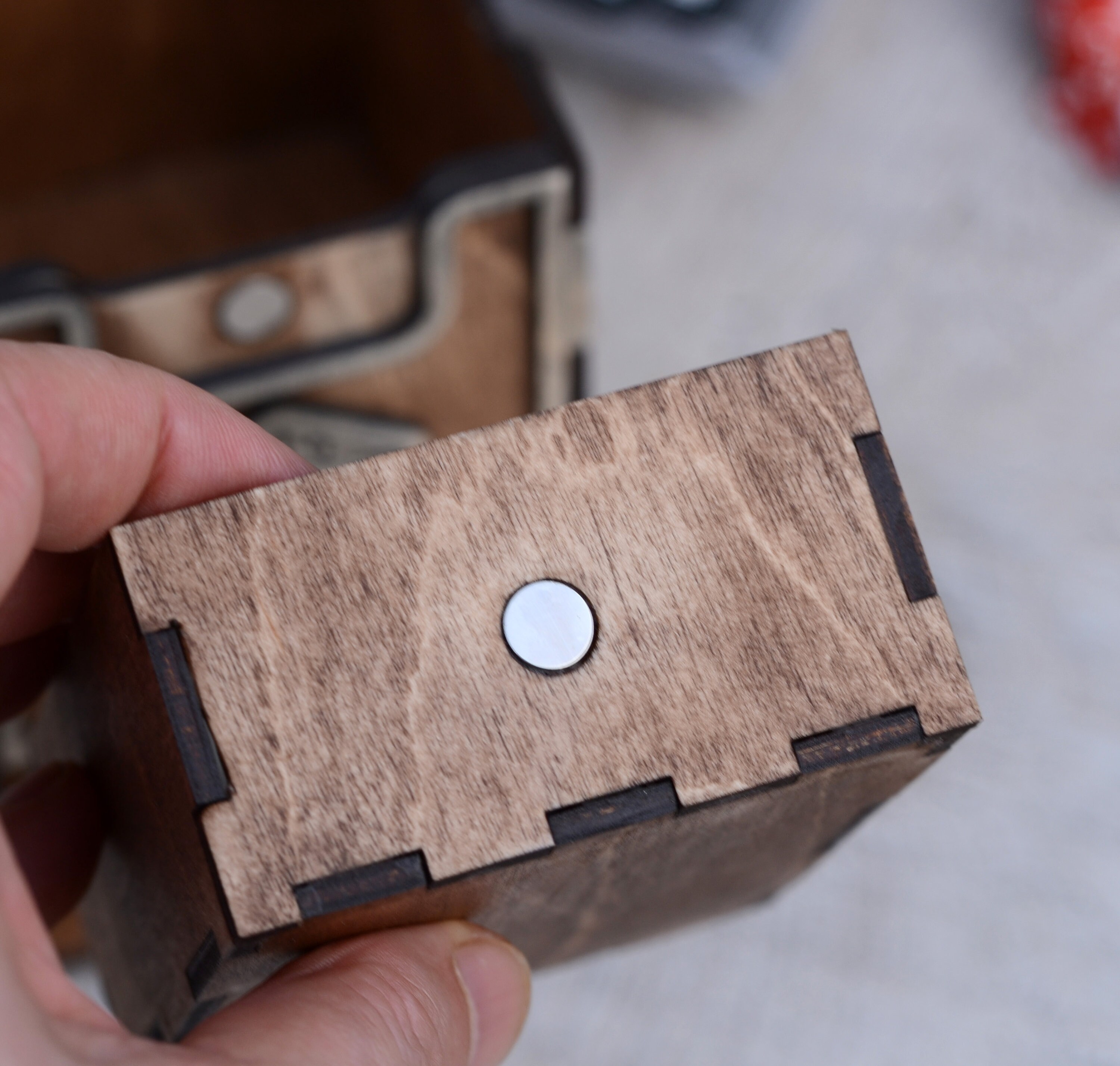 Holz TCG Deck Box Handgemachte Holz TCG Aufbewahrungsbox | Etsy