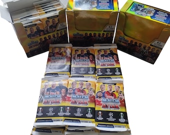 Cromos de fútbol Topps Match Attax 2021/22 – 50 sobres sellados