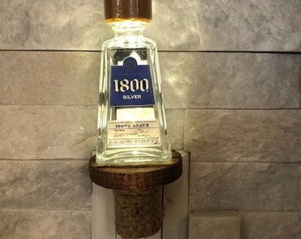 1800 Silver Tequila bottle night light