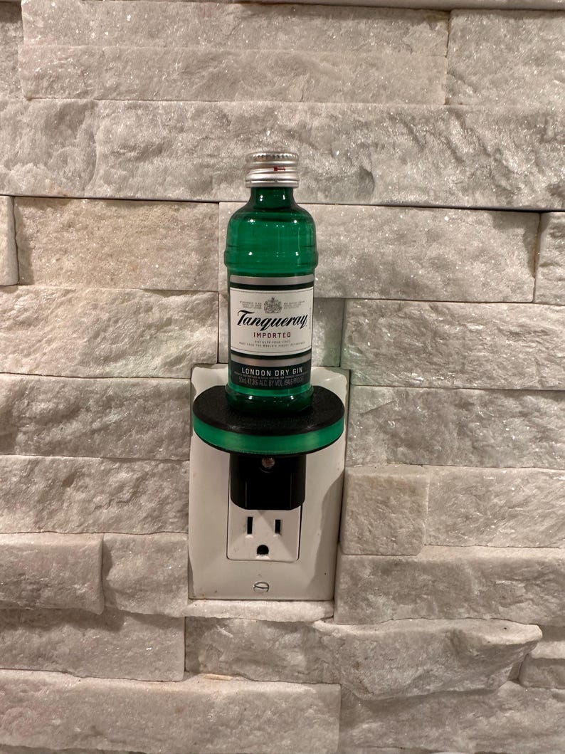 Mini 50 ml Tanqueray Gin Liquor bottle night light LED image 1