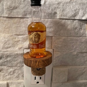 Buffalo Trace Bourbon 50 ml mini liquor bottle night light LED