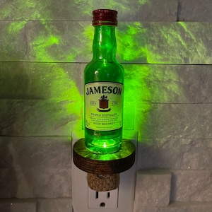 Jameson mini liquor bottle night light LED