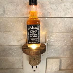 Jack Daniels mini liquor bottle night light LED