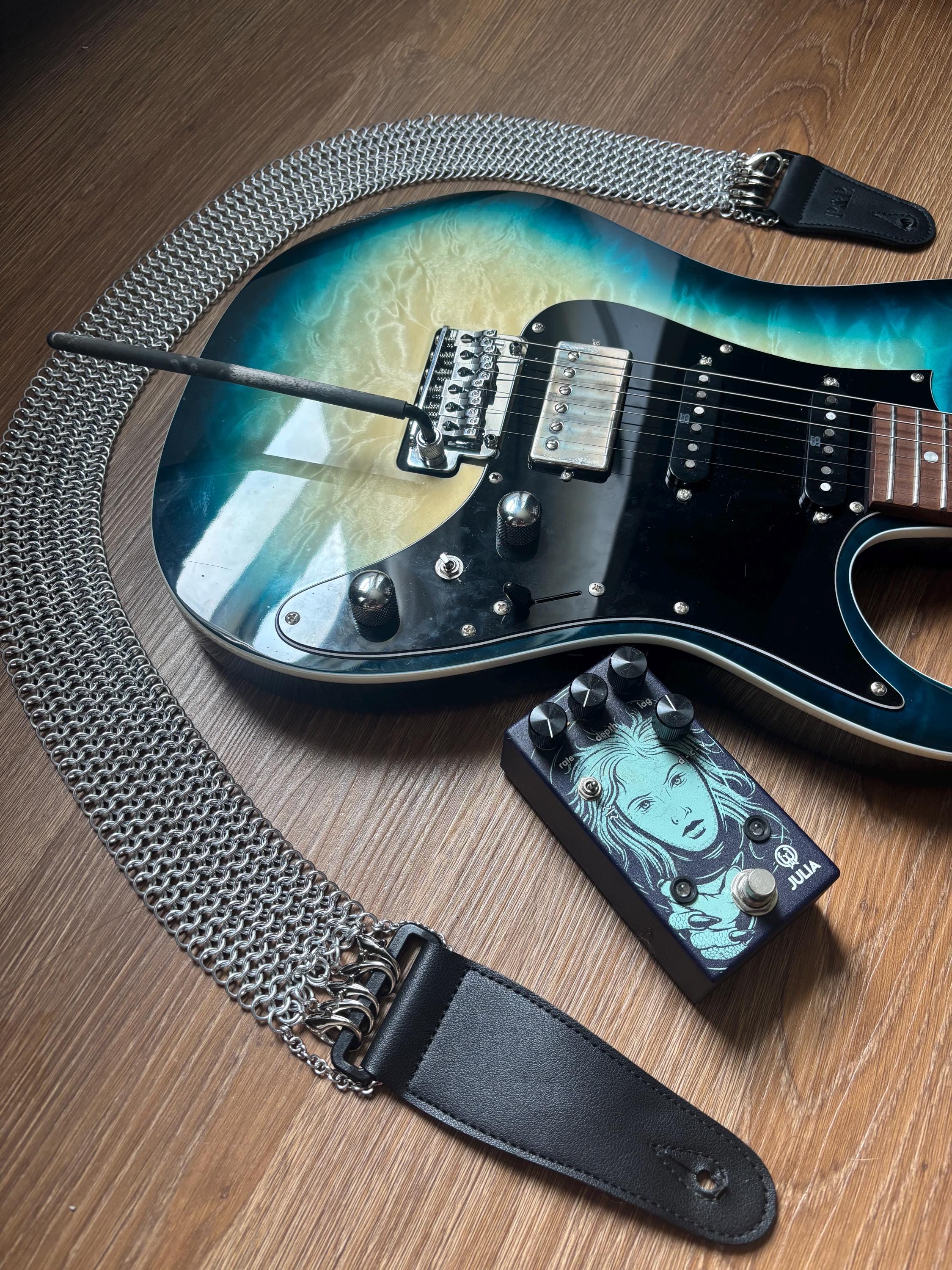 Handcrafted Chainmail Guitar Strap - Etsy