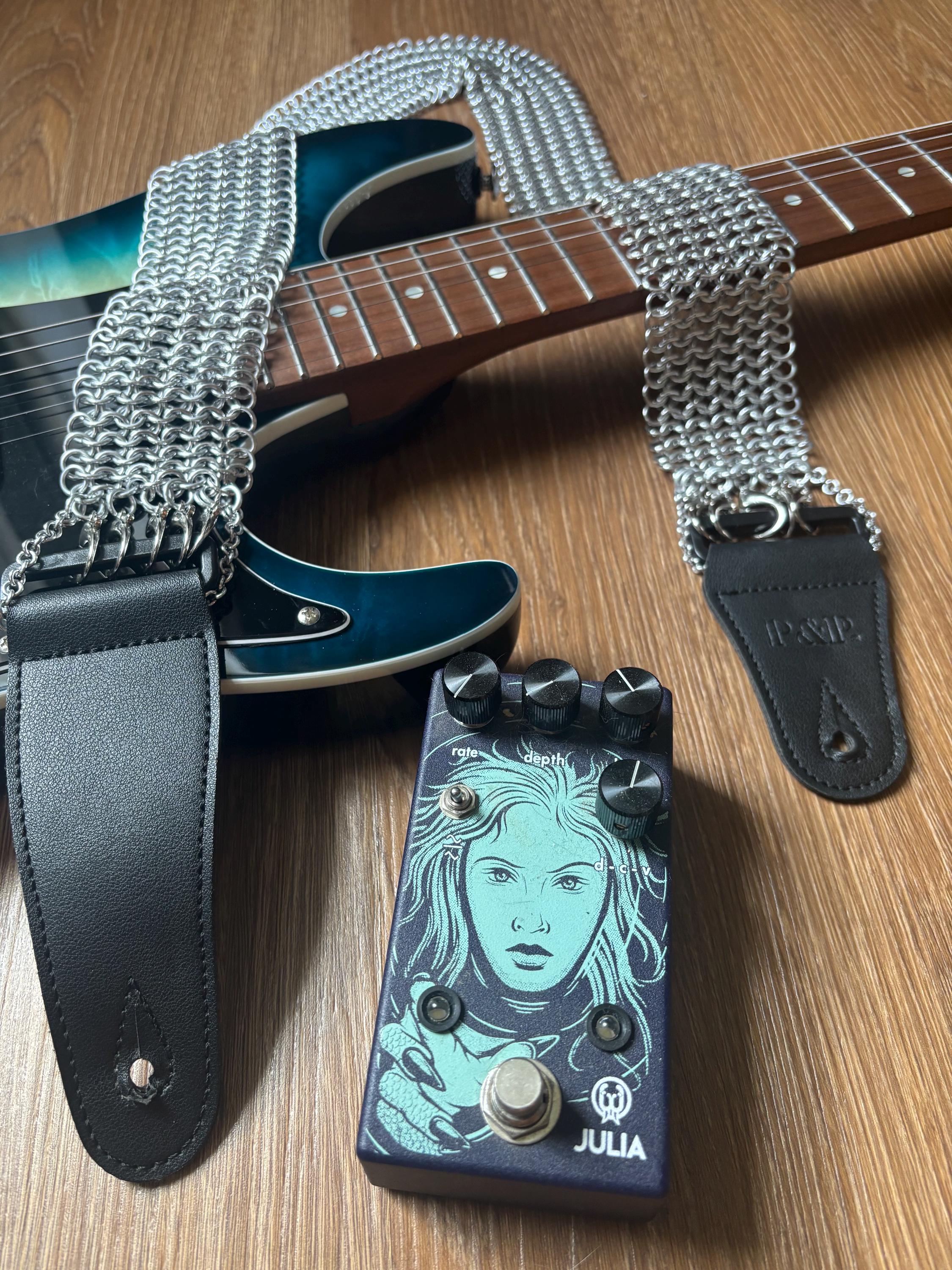 Handcrafted Chainmail Guitar Strap - Etsy