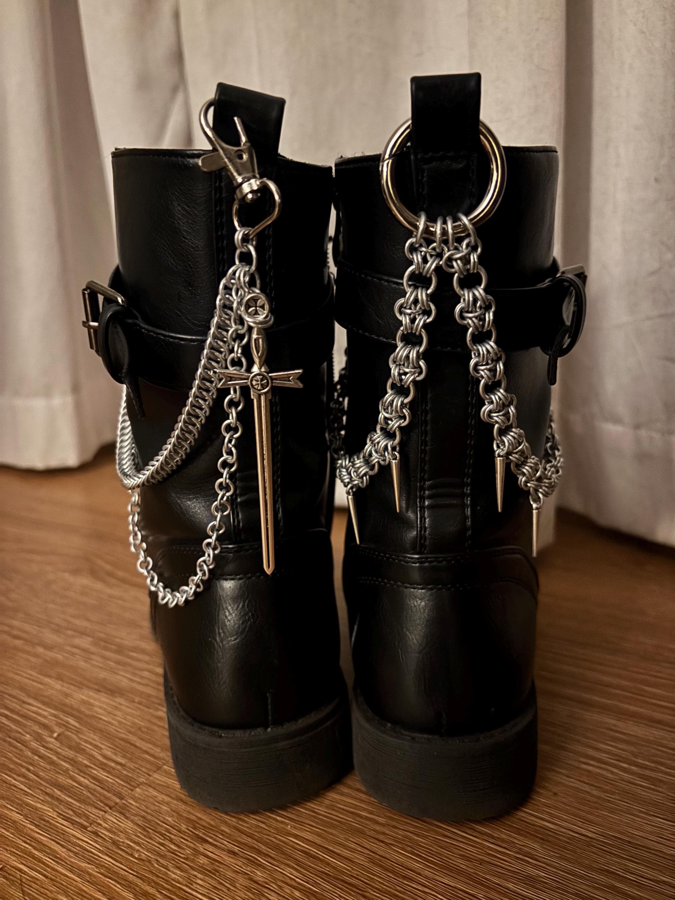 Chainmail Boot Chains - Choose One - Etsy