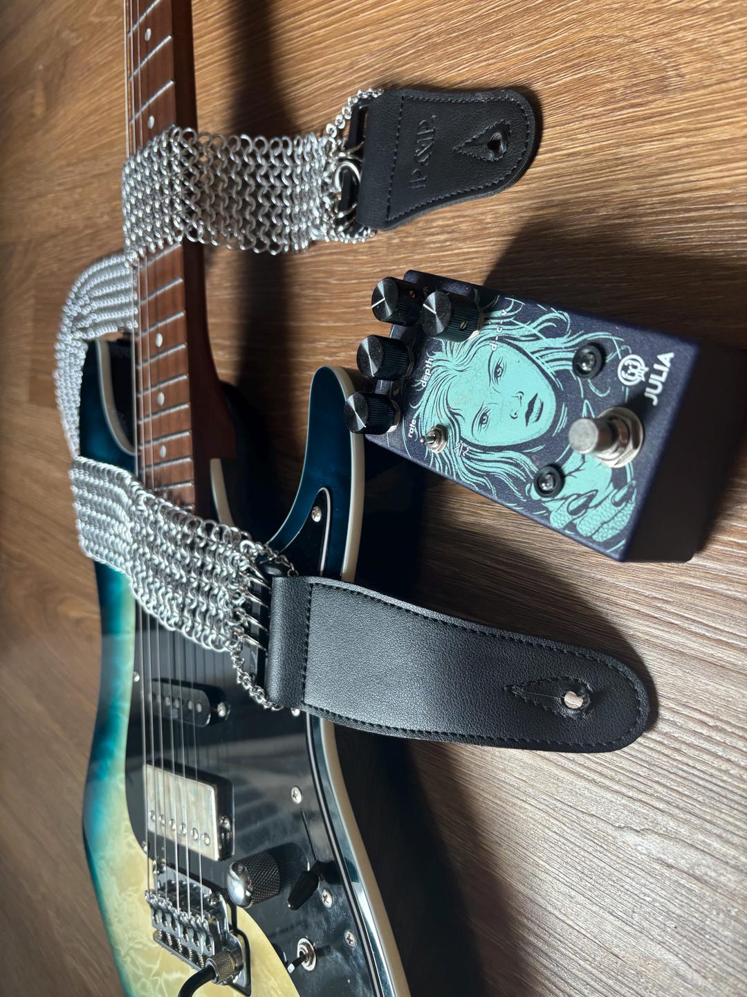Handcrafted Chainmail Guitar Strap - Etsy