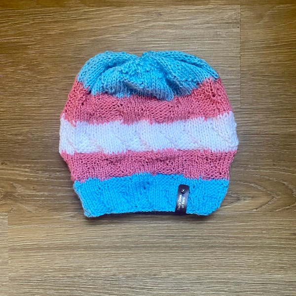 Trans Pride Flag Beanie