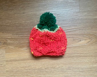 Baby Strawberry Beanie