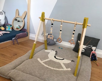 XXL Tapis D/'Éveil avec Arc de Jeux Balles Bébé Jeu Gymcenter