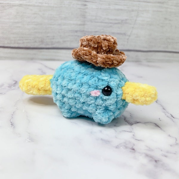 Crochet Small Baby Platypus Plushie