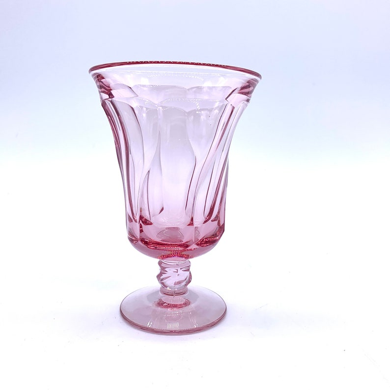 Fostoria Jamestown Pink Depression Glass Iced Tea Glass Etsy