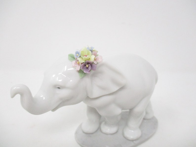 lladro blue elephant