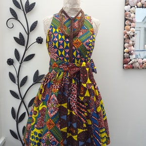 Ankara Dress, Ankara Fabric, Women's Ankara Clothing, African Fabric, Women's Dress, African Print Dress, Ankara Women's Style image 3