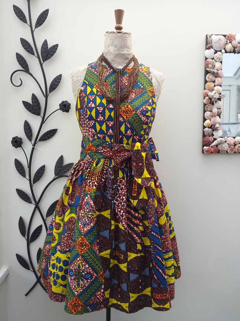 Ankara Dress, Ankara Fabric, Women's Ankara Clothing, African Fabric, Women's Dress, African Print Dress, Ankara Women's Style image 3