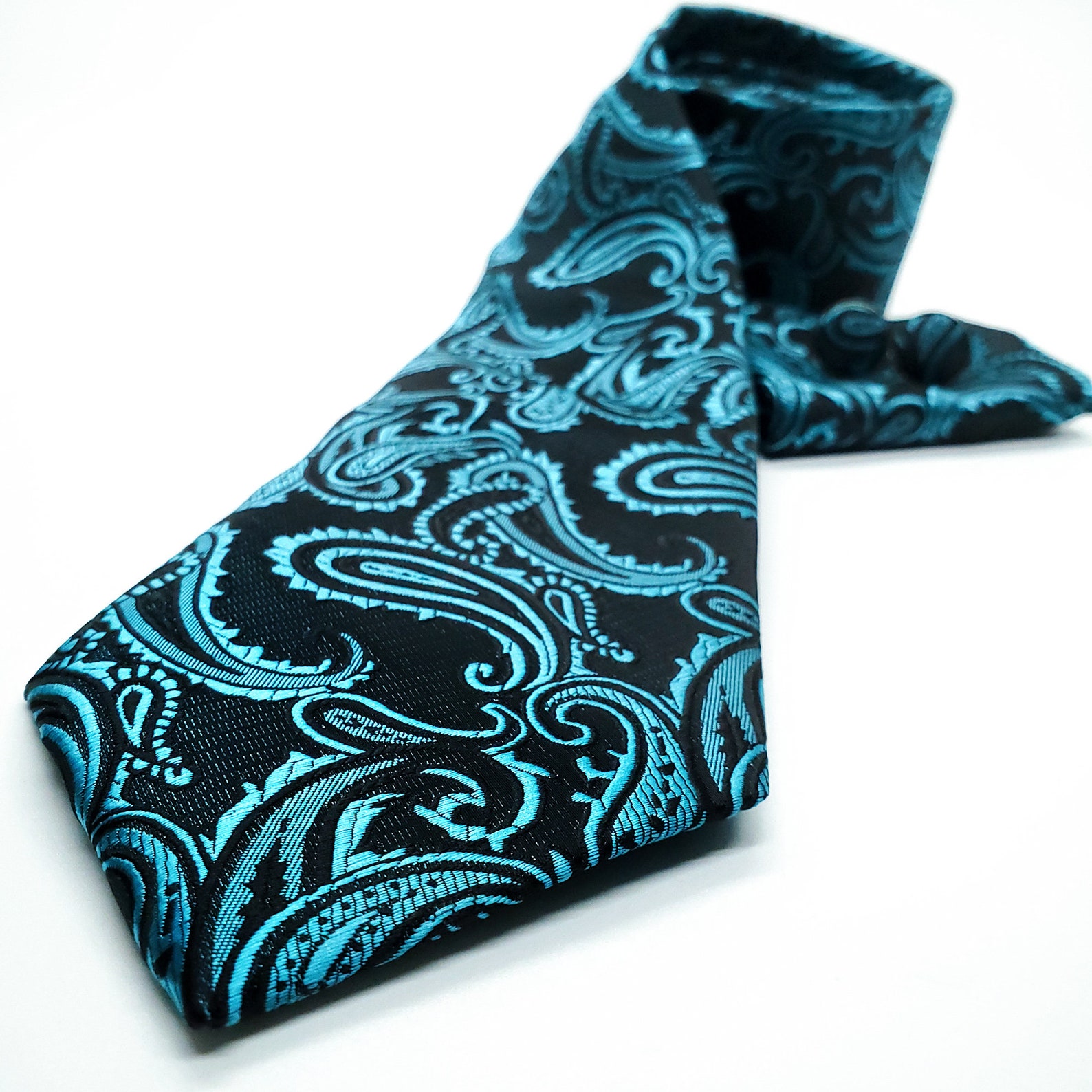 Turquoise Tie and Pocket Square Set Turquoise Wedding Tie JW Etsy