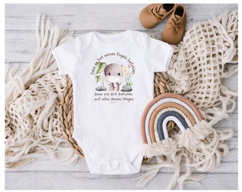 Baby bodysuit made of organic cotton with a cute print