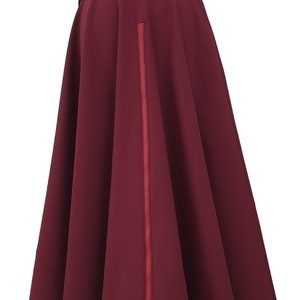 Zipper for the riding skirt