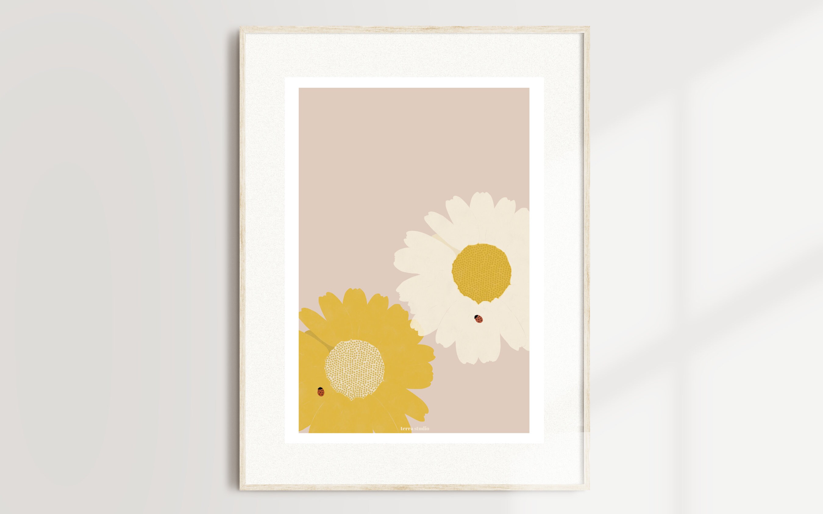 Flower Illustration, Flower Print, Minimal Print, Nature Print ...