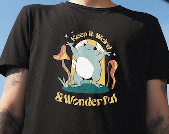 レトロカエルTシャツ 面白いサイケデリックカエルシャツ カエルTシャツ ユニセックスTシャツ ヒキガエルシャツ カエル好きシャツ ママシャツ ギフト 半袖Tシャツ