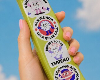 Pegatinas de humor de oficina para compañeros de trabajo. Pegatinas sarcásticas y divertidas para colegas. Hoja de pegatinas "Responder a todos" para empleados. Regalo de escritorio para compañeros de trabajo.