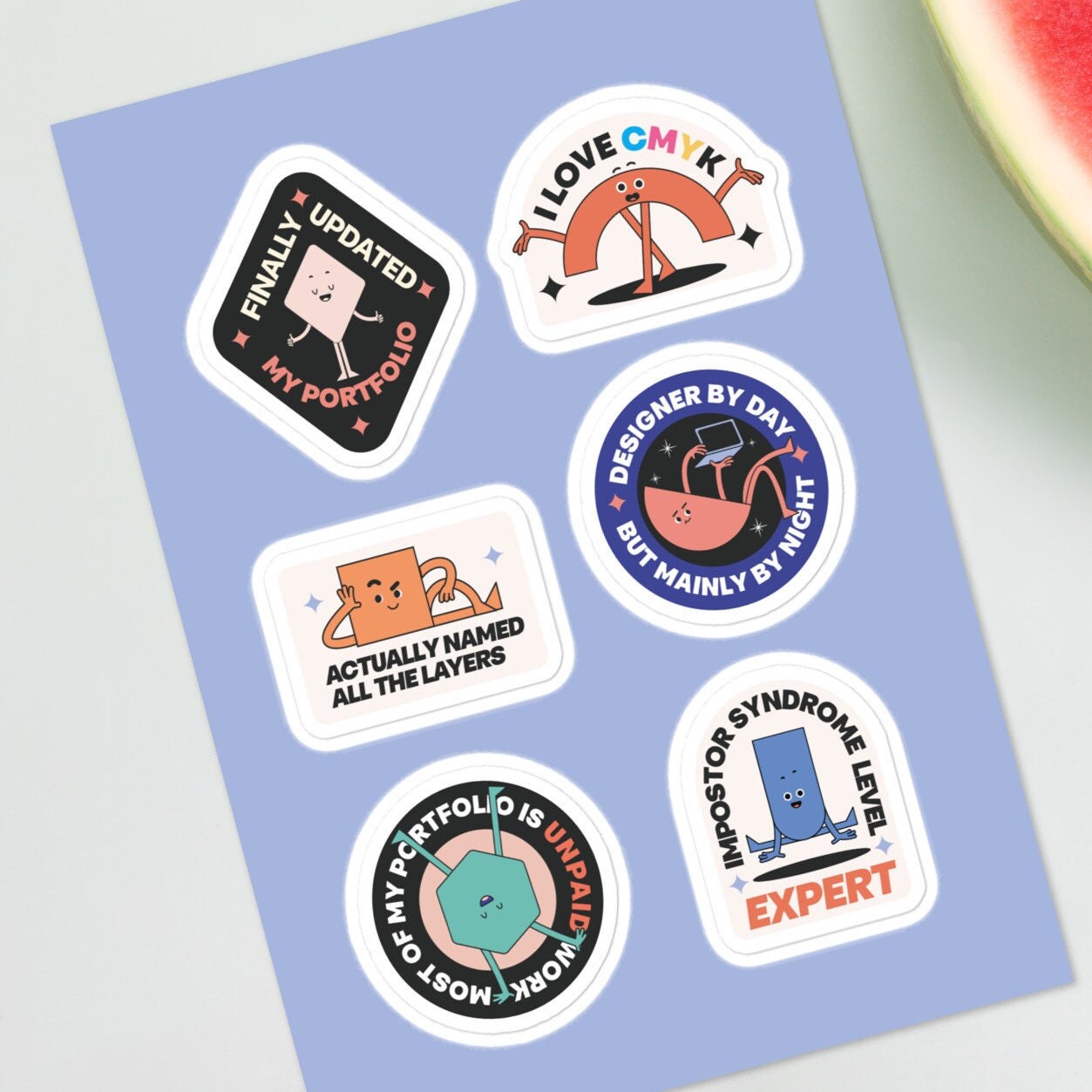 Graphic Designer Stickers for Designer Funny Stickers for Graphic ...