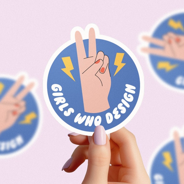 Graphic Designer Gifts for Designers Sticker Laptop Sticker Vinyl Sticker Fun Graphic Design Girls Who Design Stickers For Women Stickers