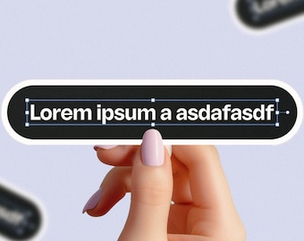 Lorem Ipsum-sticker Designersticker voor grafisch ontwerpers Sticker leuke sticker Laptopsticker Grafisch ontwerper cadeaus voor ontwerpers Sticker vinyl