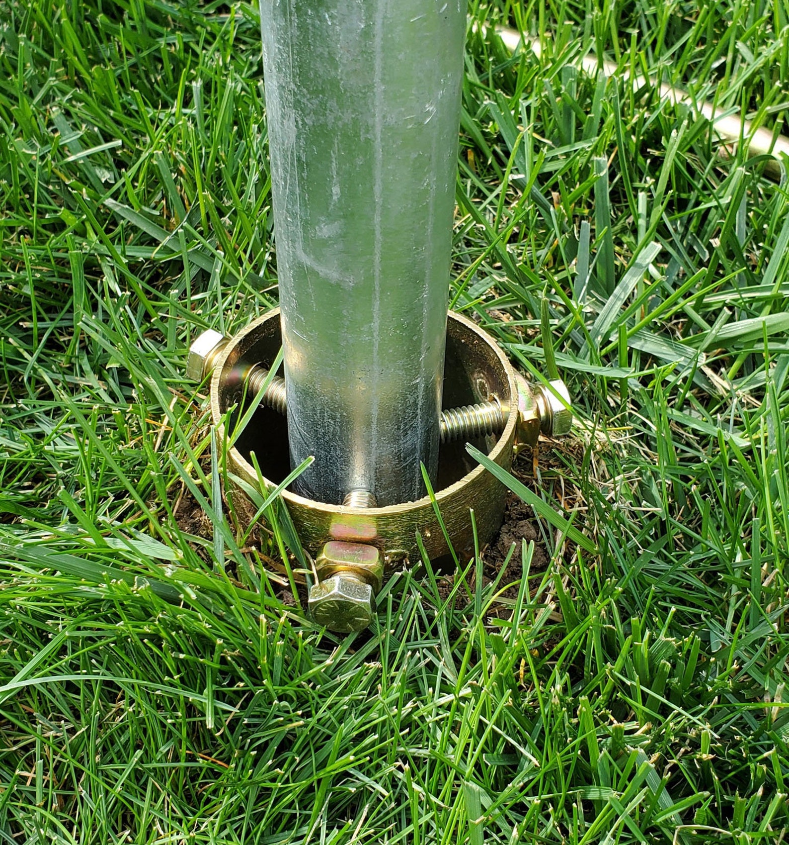 String Light Pole EZ Ground Mount Kit Adjustable Height Etsy