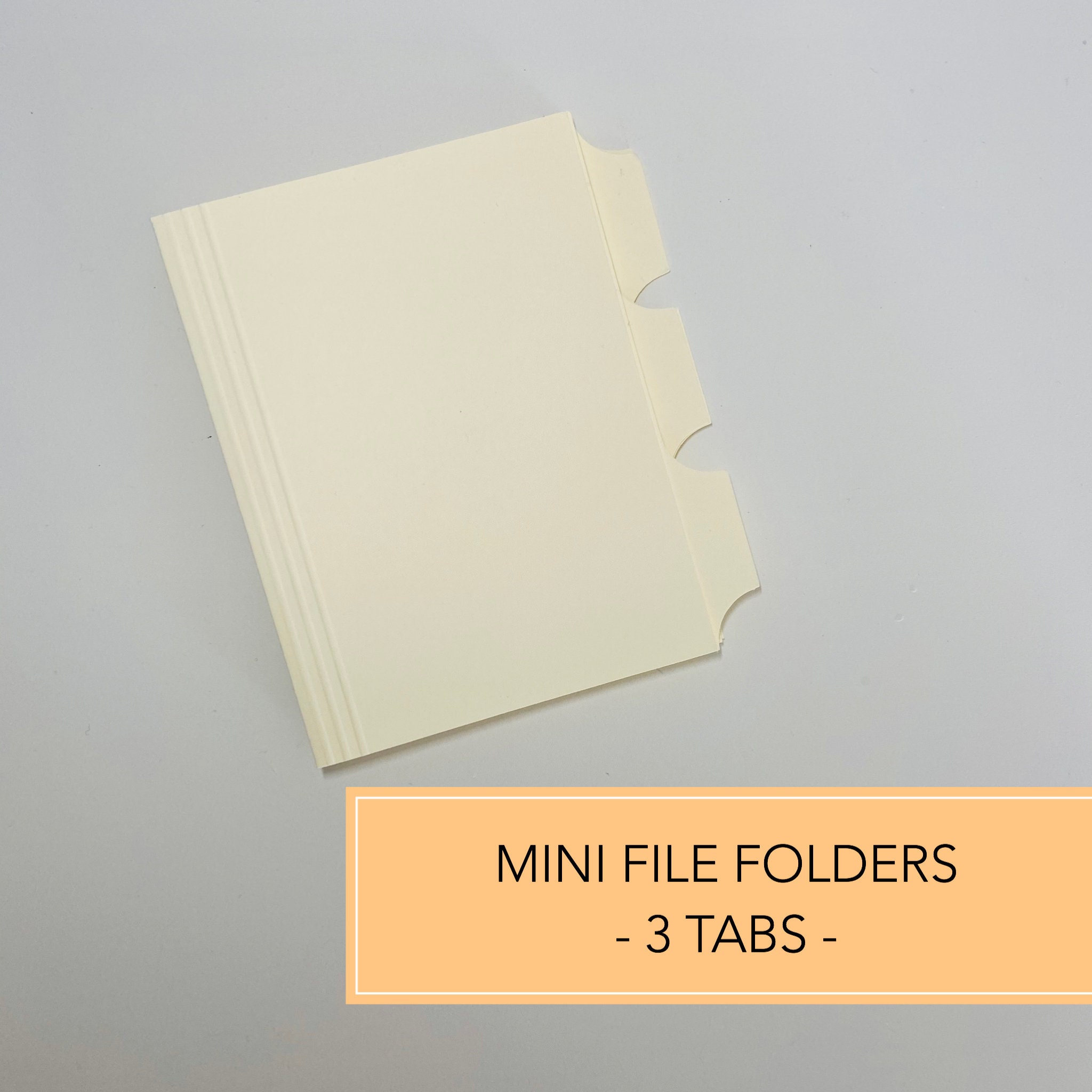 Mini File Folders Cut Files SVG & PNG Ideal for Cameo Silhouette