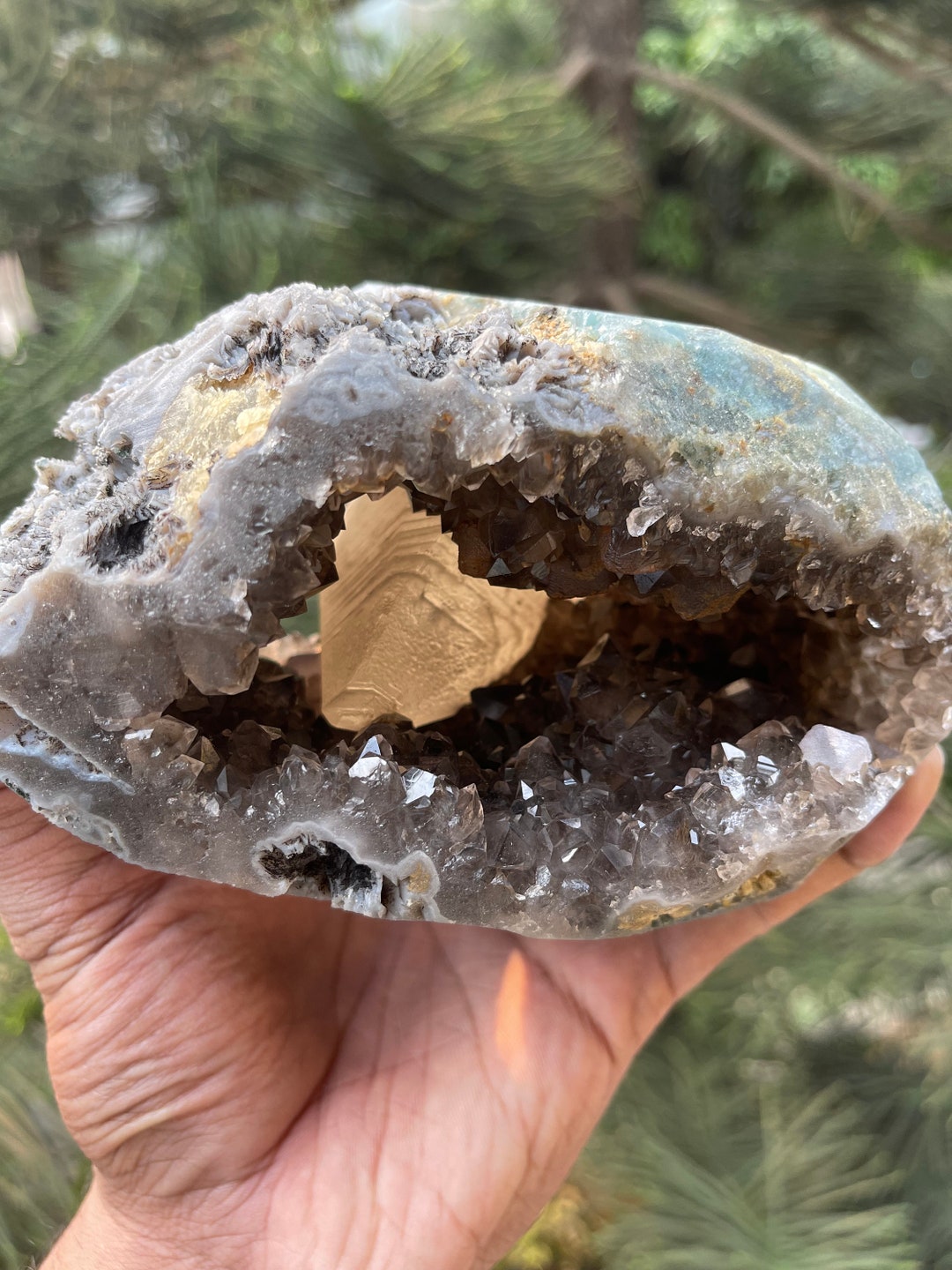 Rarest Calcite Rare Formation of Calcite Crystal on Amethyst Natural Specimen - Etsy
