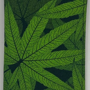 Carteira feminina - Carteira de bolso - Carteira de cartão de crédito - Carteira de viagem - Porta-dinheiro - Carteira pequena - folha verde - carteira verde