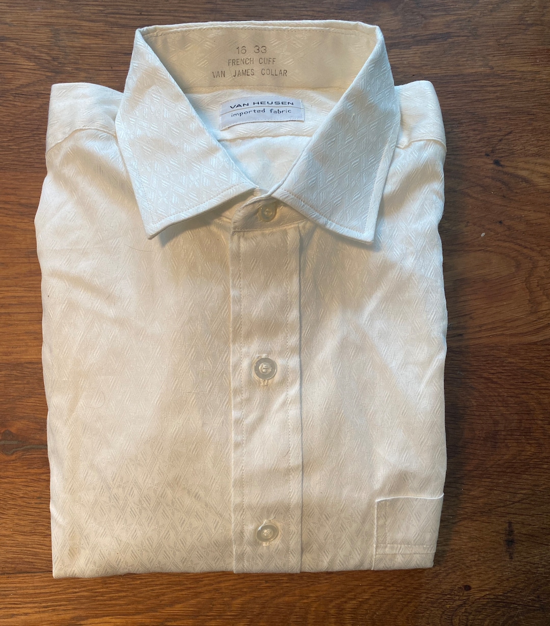 van heusen ivory dress shirt Vintage Vintage van
