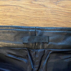 Vintage Helmet Lang Leather Pants image 4