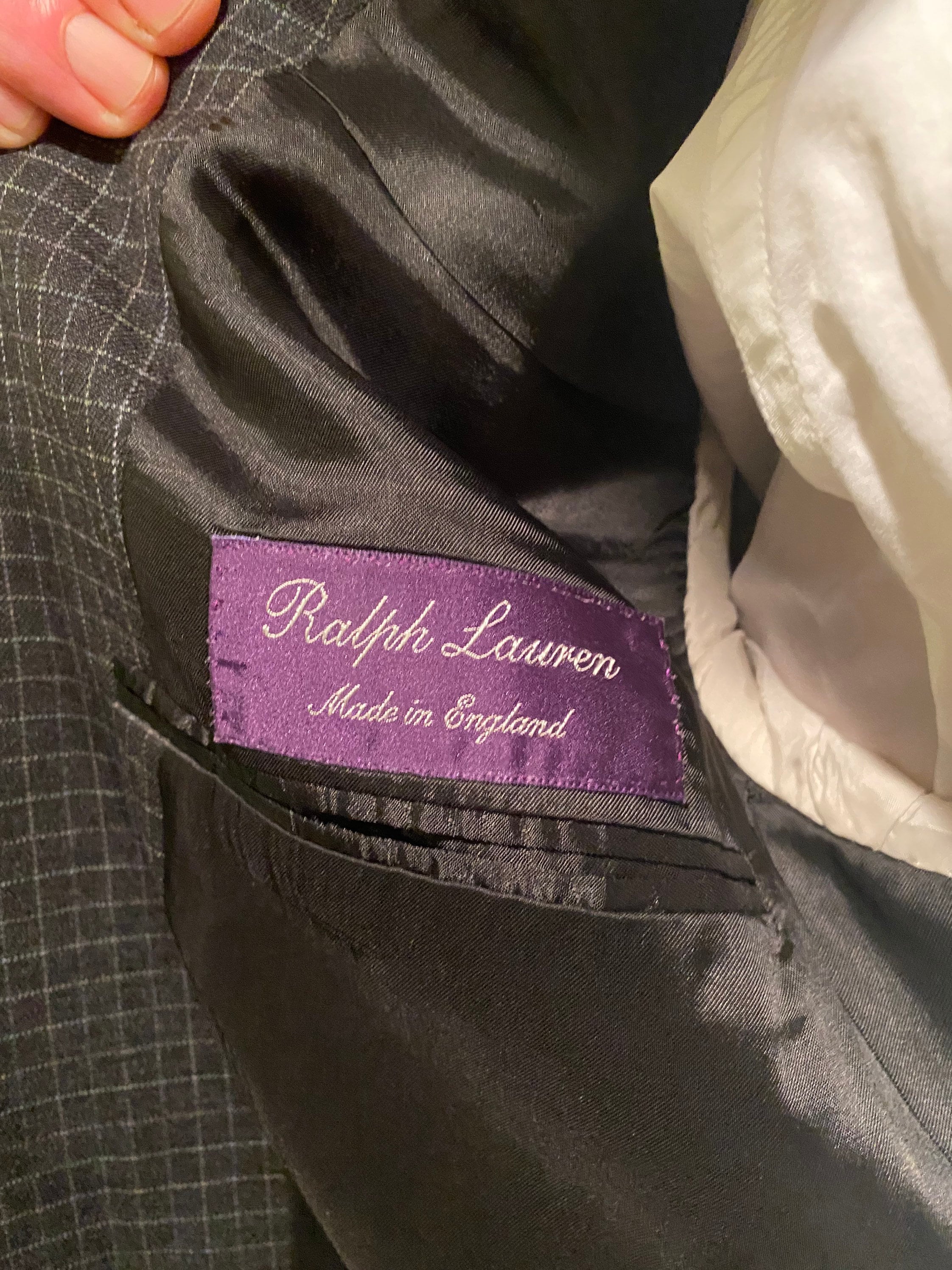 Vintage Polo Ralph Lauren Purple Label Suit - Etsy
