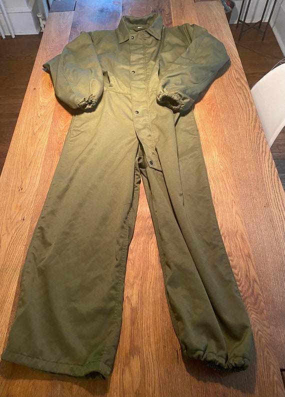 Vintage military issue cold weather coverall