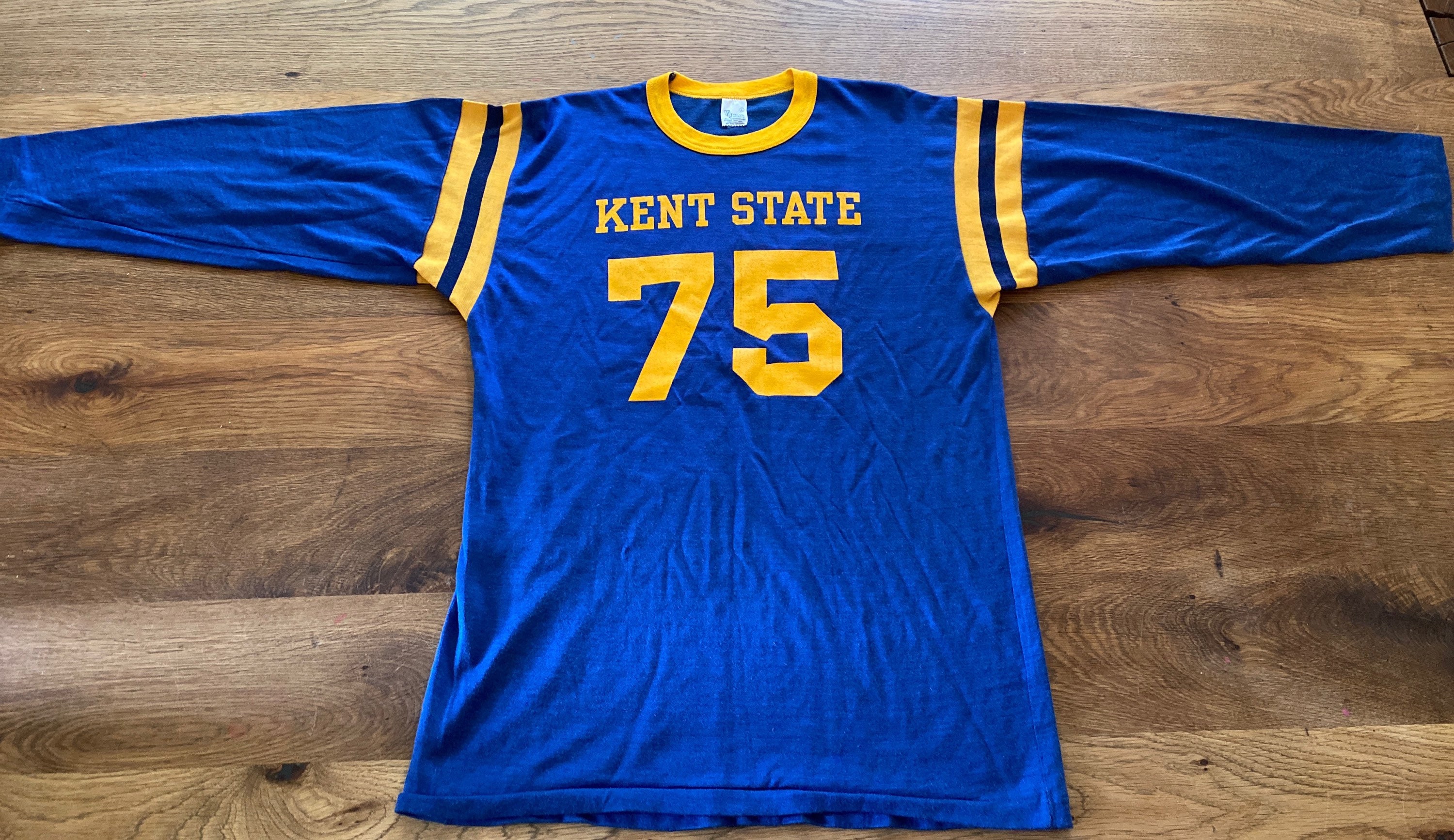 Youth ProSphere #1 Navy Kent State Golden Flashes Football Jersey