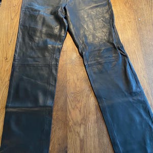 Vintage Helmet Lang Leather Pants image 1