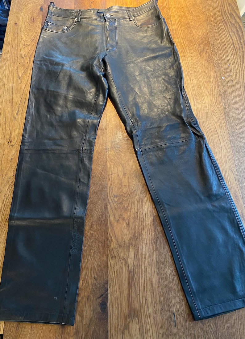 Vintage Helmet Lang Leather Pants image 1