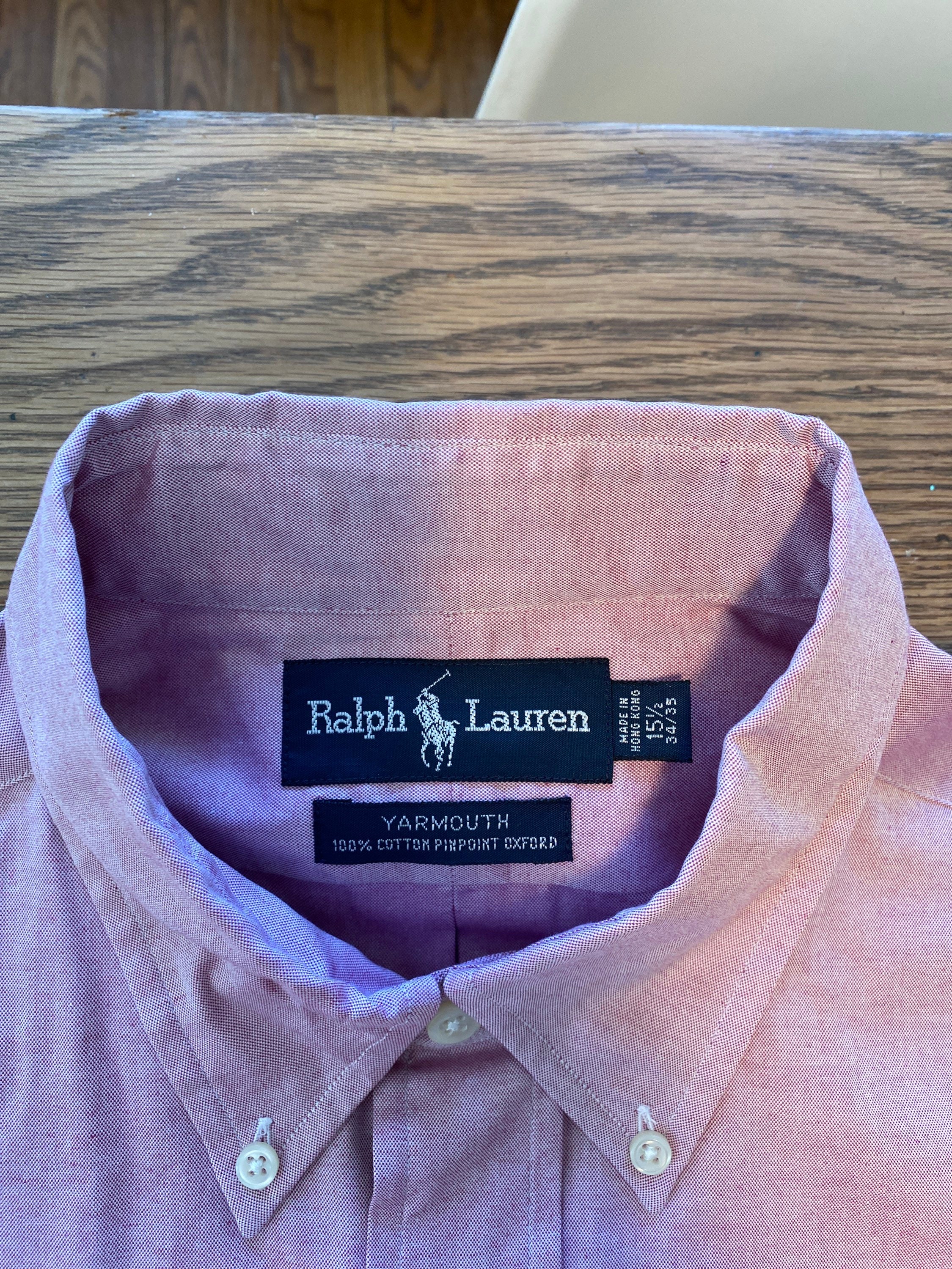 Polo Ralph Lauren Pinpoint Oxford Dressshirt - Etsy Polo Ralph Lauren Pinpoint Oxford Dressshirt - Etsy