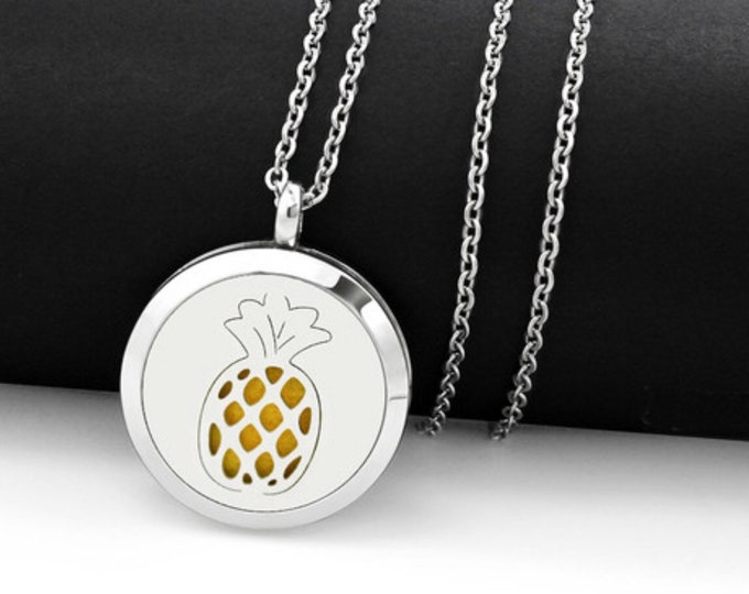 Pineapple Aromatherapy Necklace