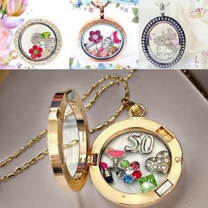 Birthday Themed Floating Memory Lockets