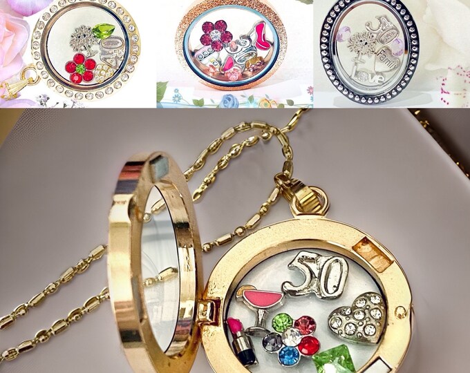 Birthday Themed Floating Memory Lockets