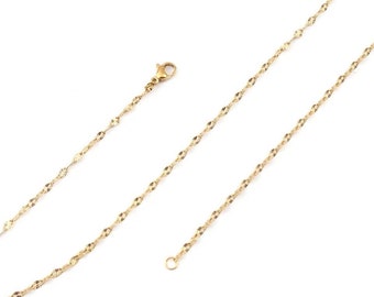 Gold link chain
