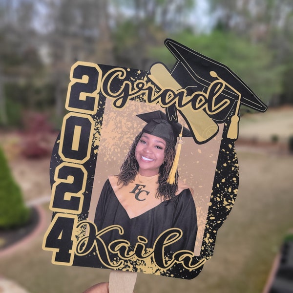 2024 Personalized Graduation Fan