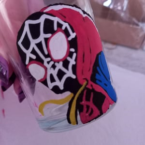 Miles Morales Teelichthalter // Teelichthalter // Spiderman // Dekoration // Teelichter // Into The Spiderverse